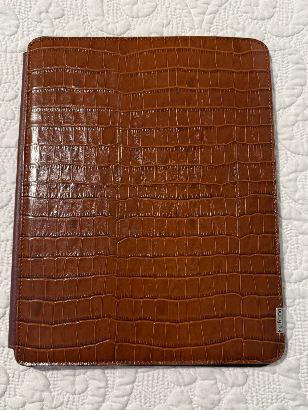 Piel Frama Brown Crocodile FramaSlim Leather Case for iPad Pro 11-inch